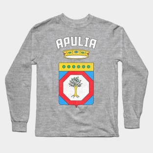 Apulia / Puglia Italy Region Coat of Arms / Vintage Style Long Sleeve T-Shirt